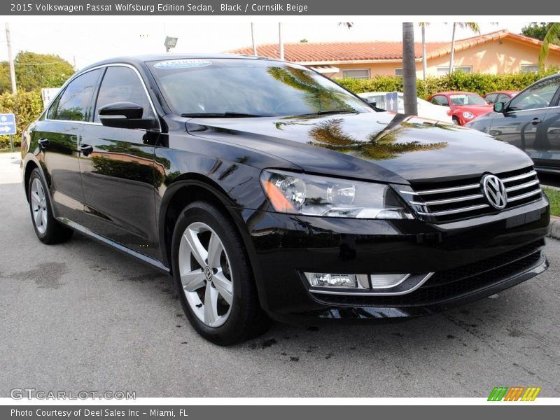 Front 3/4 View of 2015 Passat Wolfsburg Edition Sedan