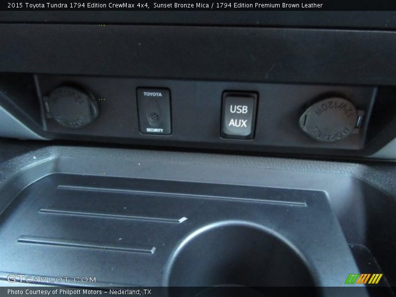 Sunset Bronze Mica / 1794 Edition Premium Brown Leather 2015 Toyota Tundra 1794 Edition CrewMax 4x4