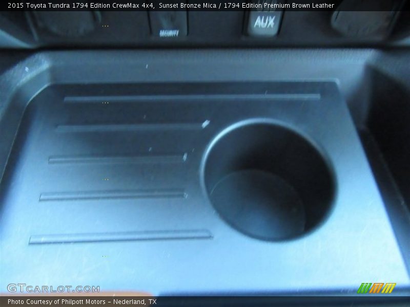 Sunset Bronze Mica / 1794 Edition Premium Brown Leather 2015 Toyota Tundra 1794 Edition CrewMax 4x4