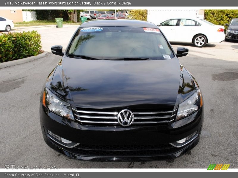 Black / Cornsilk Beige 2015 Volkswagen Passat Wolfsburg Edition Sedan