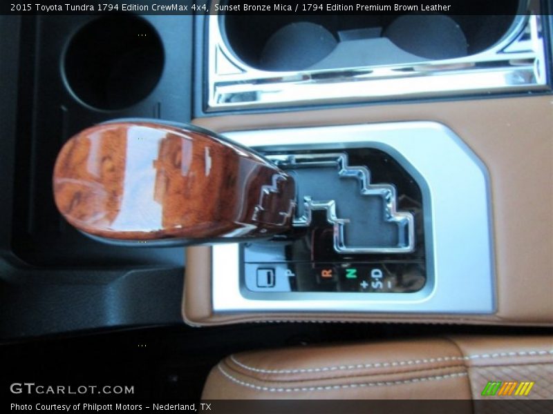 Sunset Bronze Mica / 1794 Edition Premium Brown Leather 2015 Toyota Tundra 1794 Edition CrewMax 4x4