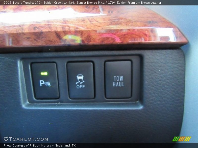 Sunset Bronze Mica / 1794 Edition Premium Brown Leather 2015 Toyota Tundra 1794 Edition CrewMax 4x4