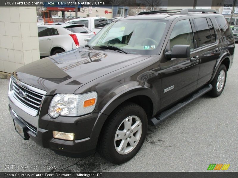 Dark Stone Metallic / Camel 2007 Ford Explorer XLT 4x4