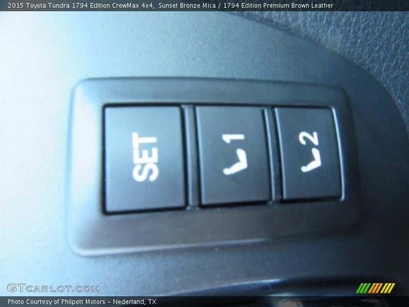 Sunset Bronze Mica / 1794 Edition Premium Brown Leather 2015 Toyota Tundra 1794 Edition CrewMax 4x4