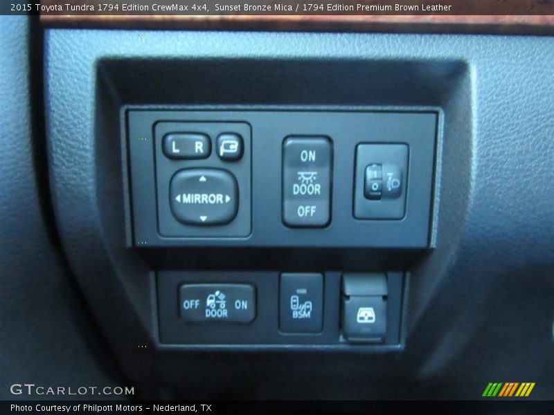 Sunset Bronze Mica / 1794 Edition Premium Brown Leather 2015 Toyota Tundra 1794 Edition CrewMax 4x4