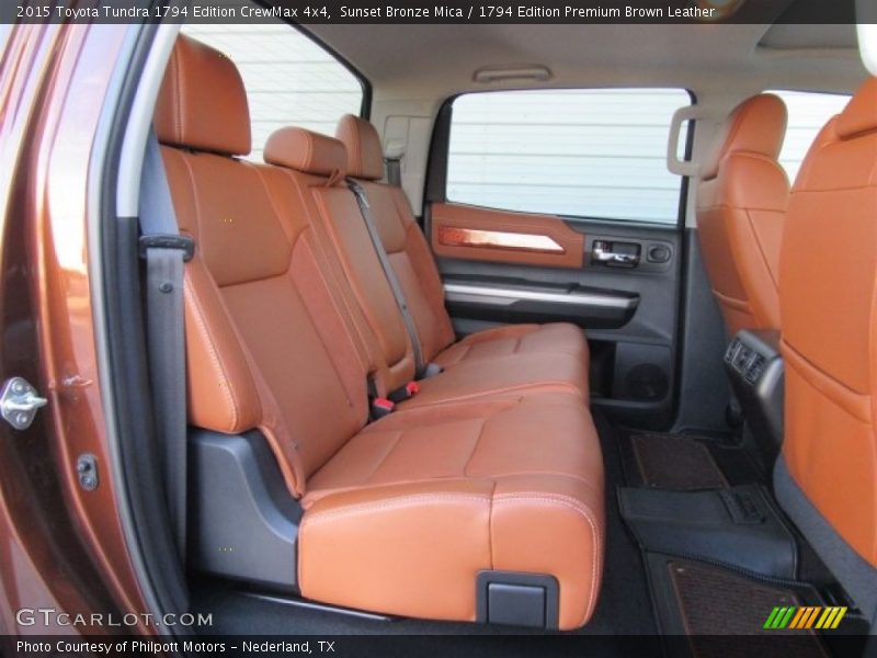 Sunset Bronze Mica / 1794 Edition Premium Brown Leather 2015 Toyota Tundra 1794 Edition CrewMax 4x4