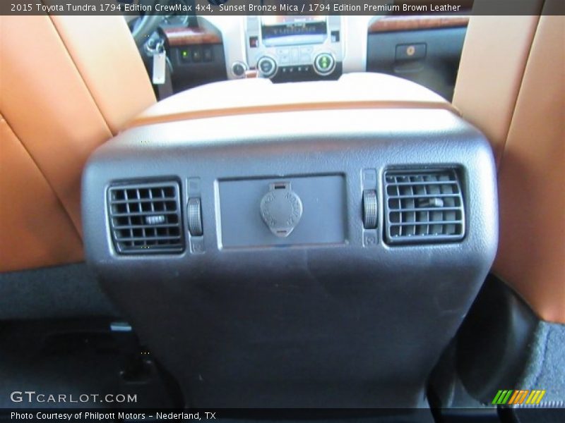 Sunset Bronze Mica / 1794 Edition Premium Brown Leather 2015 Toyota Tundra 1794 Edition CrewMax 4x4