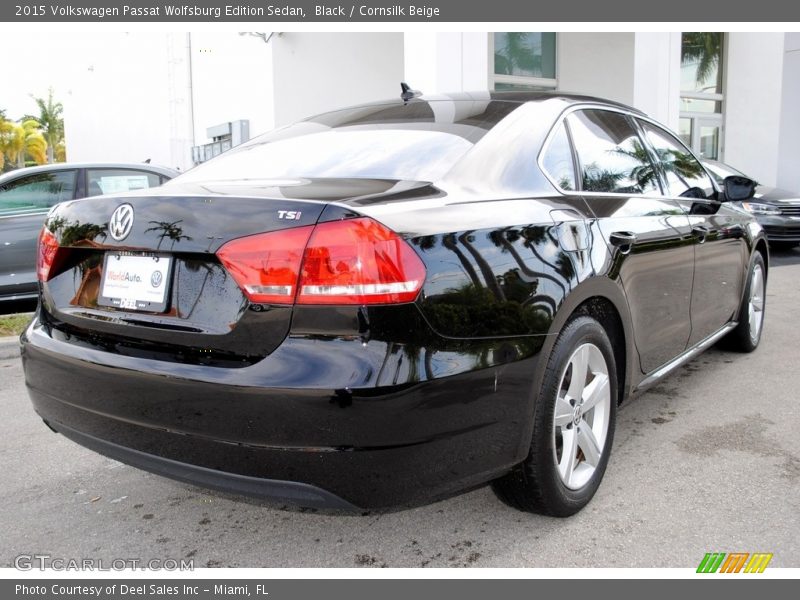 Black / Cornsilk Beige 2015 Volkswagen Passat Wolfsburg Edition Sedan