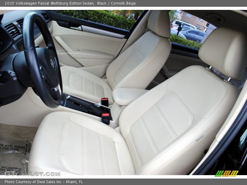 Black / Cornsilk Beige 2015 Volkswagen Passat Wolfsburg Edition Sedan