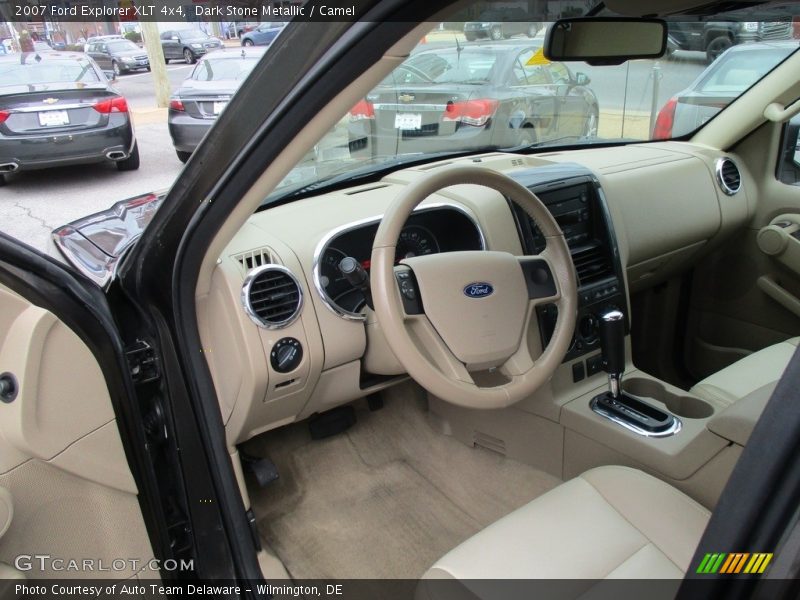 Dark Stone Metallic / Camel 2007 Ford Explorer XLT 4x4