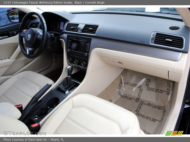 Black / Cornsilk Beige 2015 Volkswagen Passat Wolfsburg Edition Sedan