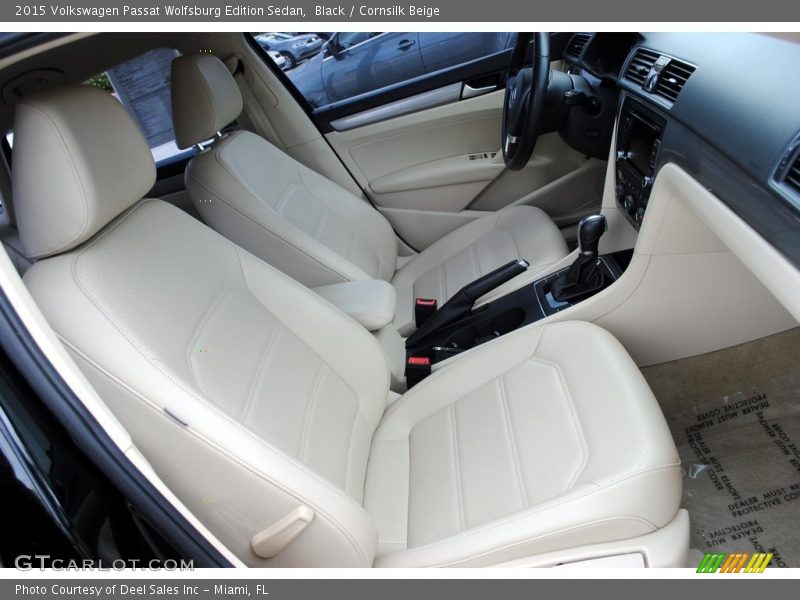 Black / Cornsilk Beige 2015 Volkswagen Passat Wolfsburg Edition Sedan