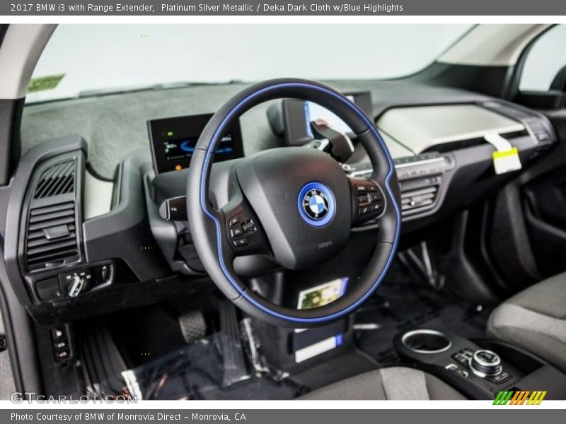 Dashboard of 2017 i3 with Range Extender