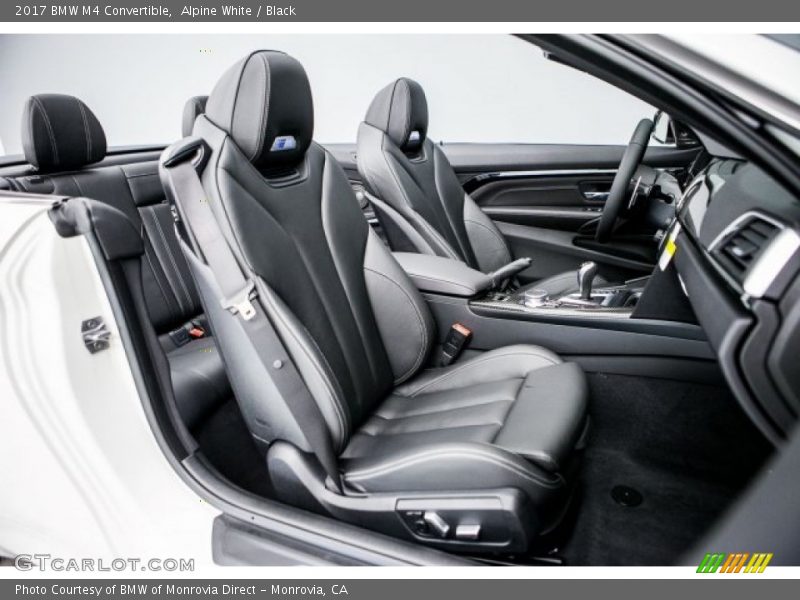 Front Seat of 2017 M4 Convertible