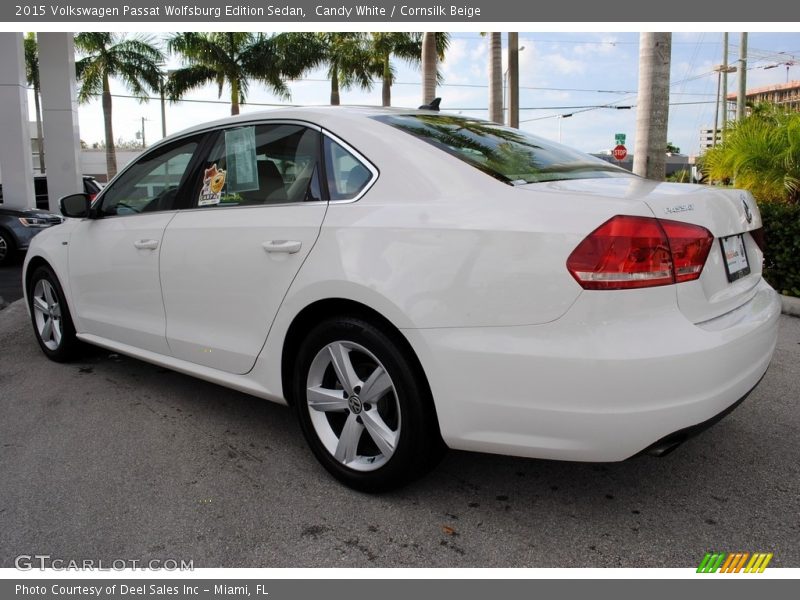 Candy White / Cornsilk Beige 2015 Volkswagen Passat Wolfsburg Edition Sedan