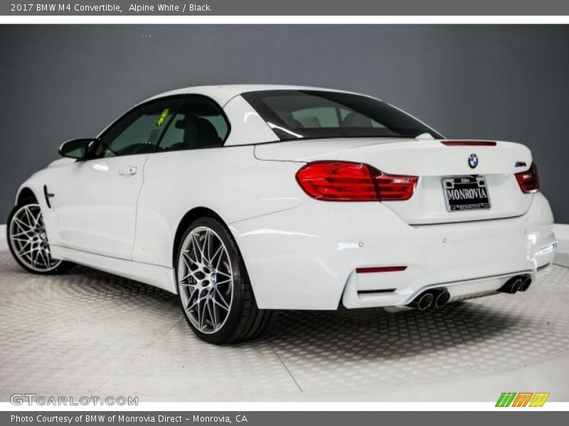 Alpine White / Black 2017 BMW M4 Convertible