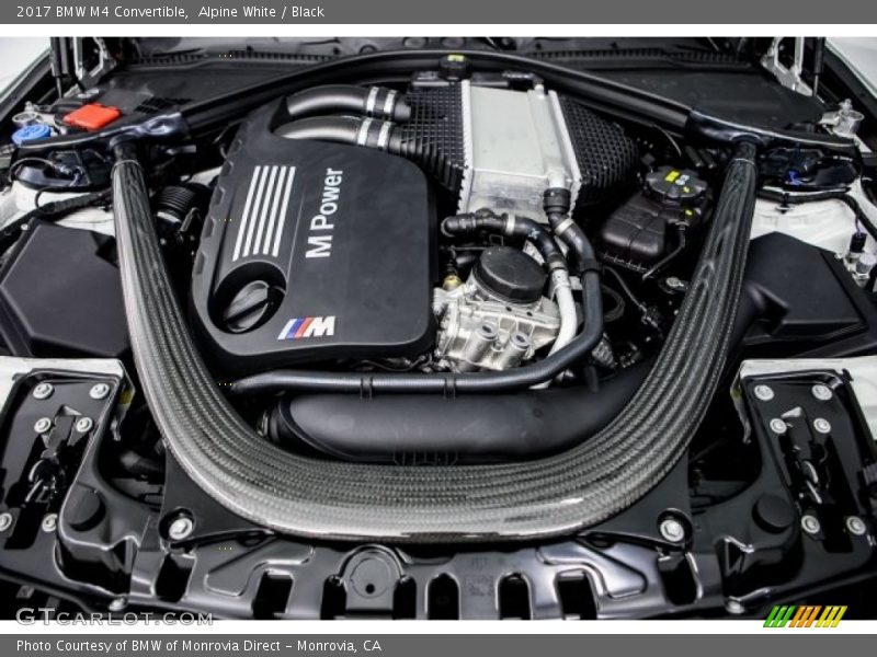  2017 M4 Convertible Engine - 3.0 Liter M TwinPower Turbocharged DOHC 24-Valve VVT Inline 6 Cylinder