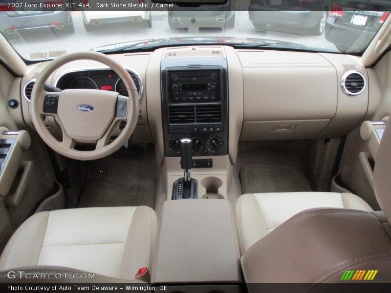 Dark Stone Metallic / Camel 2007 Ford Explorer XLT 4x4