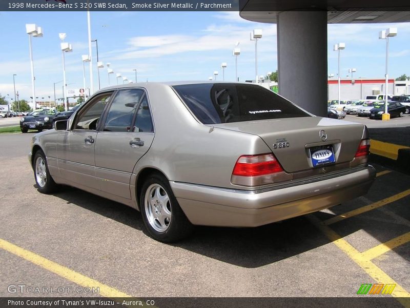 Smoke Silver Metallic / Parchment 1998 Mercedes-Benz S 320 SWB Sedan