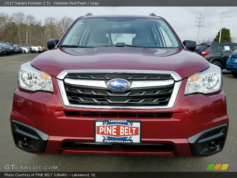 Venetian Red Pearl / Gray 2017 Subaru Forester 2.5i