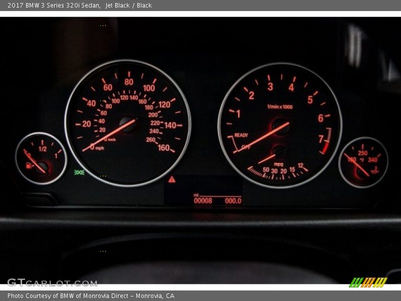  2017 3 Series 320i Sedan 320i Sedan Gauges