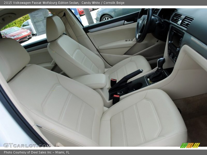 Candy White / Cornsilk Beige 2015 Volkswagen Passat Wolfsburg Edition Sedan