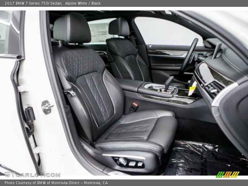  2017 7 Series 750i Sedan Black Interior