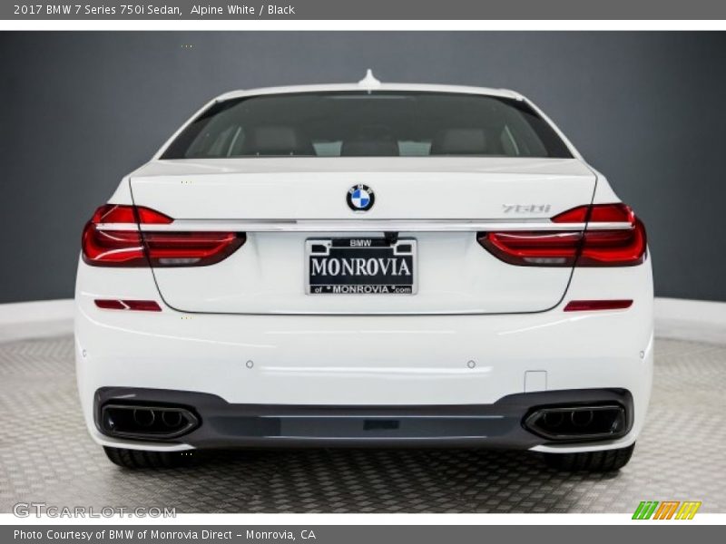 Alpine White / Black 2017 BMW 7 Series 750i Sedan