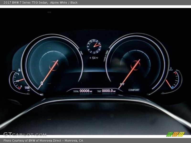  2017 7 Series 750i Sedan 750i Sedan Gauges