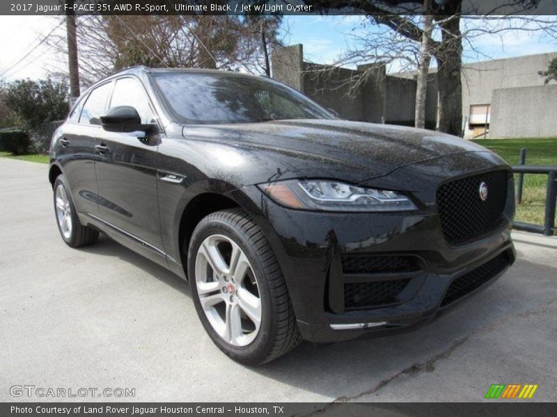Ultimate Black / Jet w/Light Oyster 2017 Jaguar F-PACE 35t AWD R-Sport