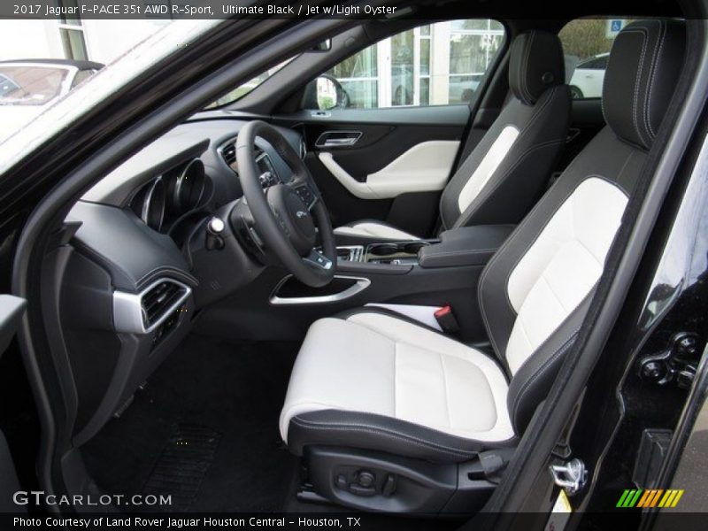  2017 F-PACE 35t AWD R-Sport Jet w/Light Oyster Interior