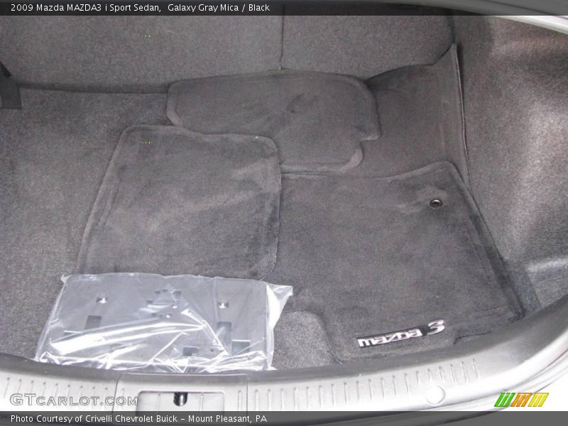 Galaxy Gray Mica / Black 2009 Mazda MAZDA3 i Sport Sedan