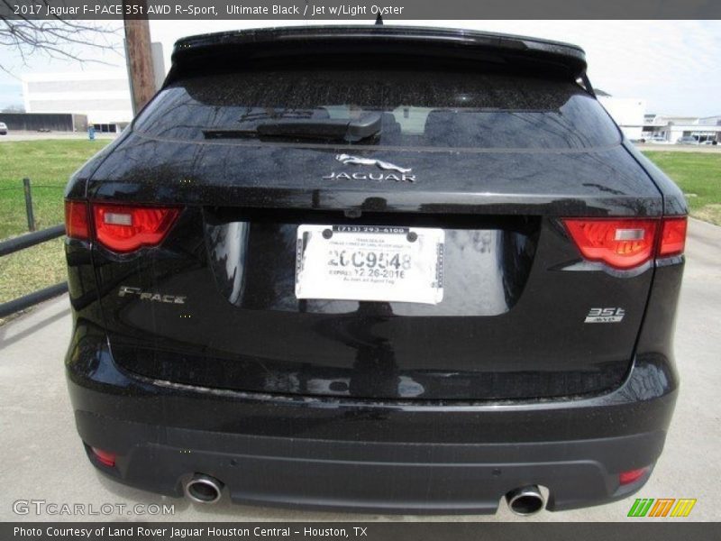 Ultimate Black / Jet w/Light Oyster 2017 Jaguar F-PACE 35t AWD R-Sport