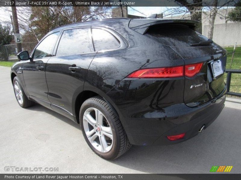 Ultimate Black / Jet w/Light Oyster 2017 Jaguar F-PACE 35t AWD R-Sport