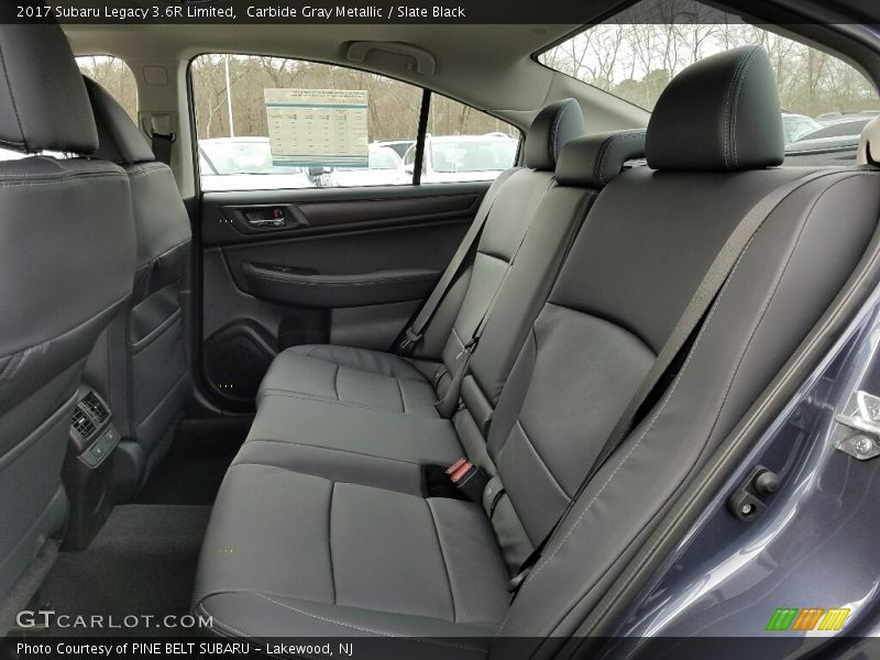Carbide Gray Metallic / Slate Black 2017 Subaru Legacy 3.6R Limited