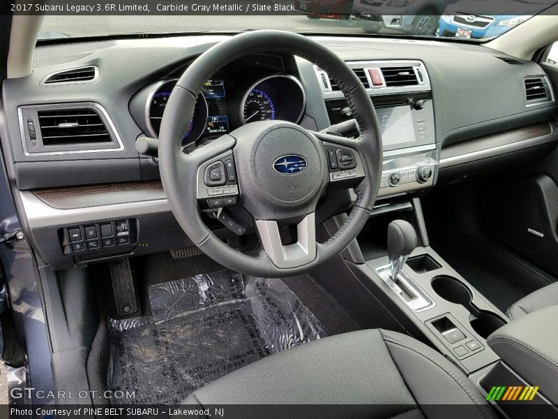 Carbide Gray Metallic / Slate Black 2017 Subaru Legacy 3.6R Limited