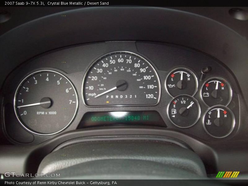 Crystal Blue Metallic / Desert Sand 2007 Saab 9-7X 5.3i