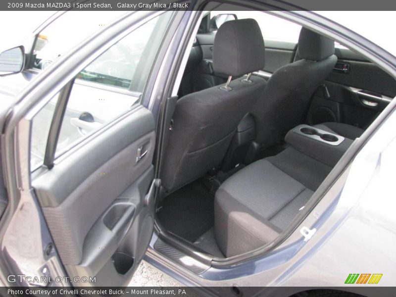 Galaxy Gray Mica / Black 2009 Mazda MAZDA3 i Sport Sedan