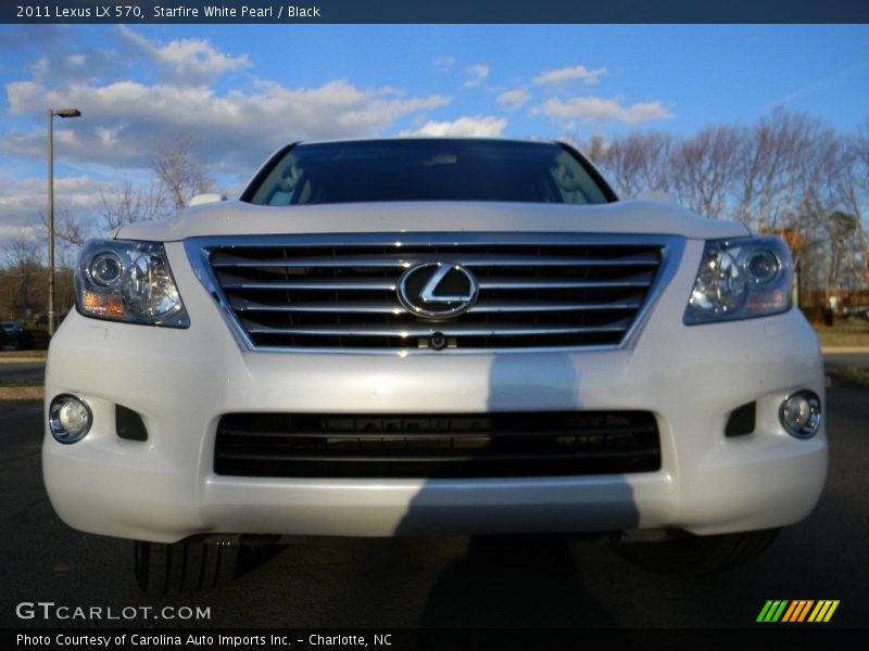 Starfire White Pearl / Black 2011 Lexus LX 570