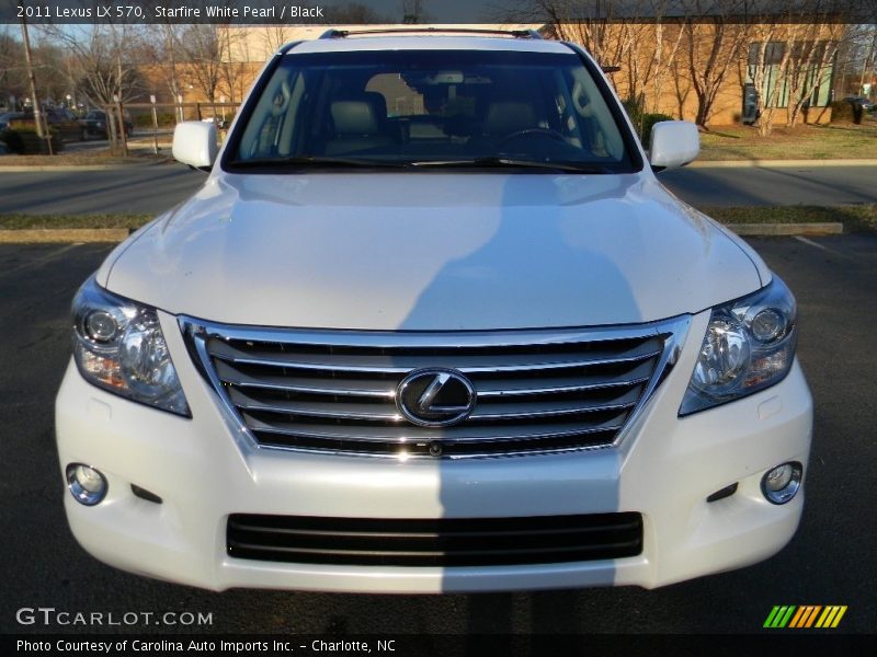 Starfire White Pearl / Black 2011 Lexus LX 570