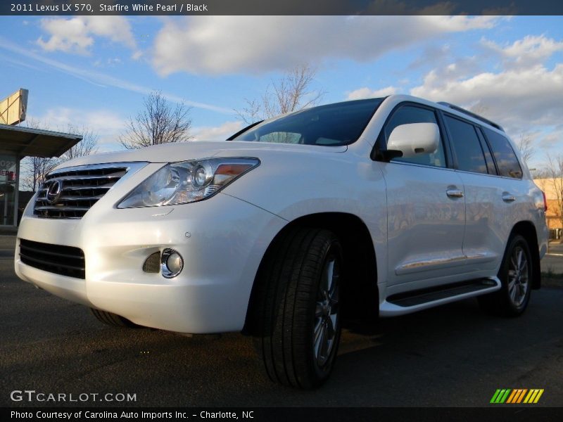 Starfire White Pearl / Black 2011 Lexus LX 570