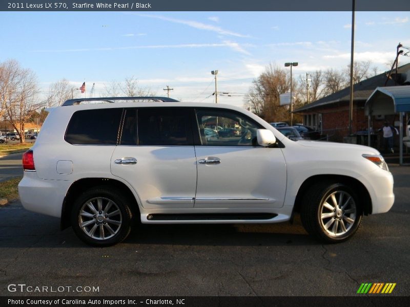 Starfire White Pearl / Black 2011 Lexus LX 570