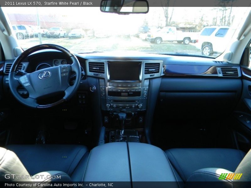 Starfire White Pearl / Black 2011 Lexus LX 570