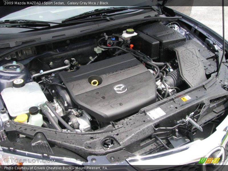 Galaxy Gray Mica / Black 2009 Mazda MAZDA3 i Sport Sedan