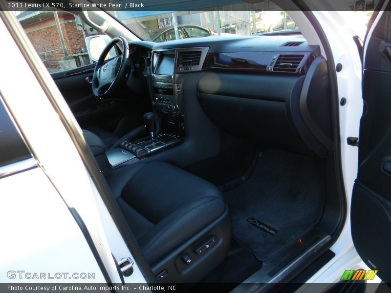 Starfire White Pearl / Black 2011 Lexus LX 570