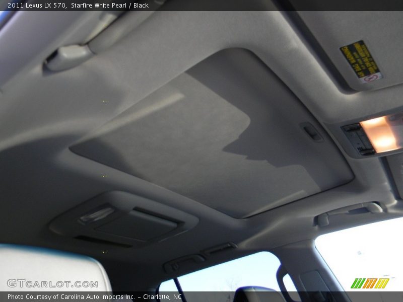 Starfire White Pearl / Black 2011 Lexus LX 570