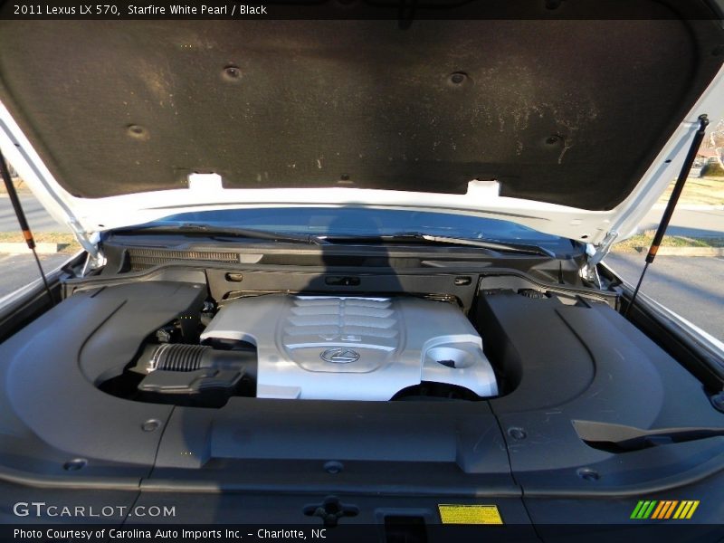 Starfire White Pearl / Black 2011 Lexus LX 570