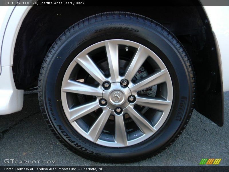 Starfire White Pearl / Black 2011 Lexus LX 570