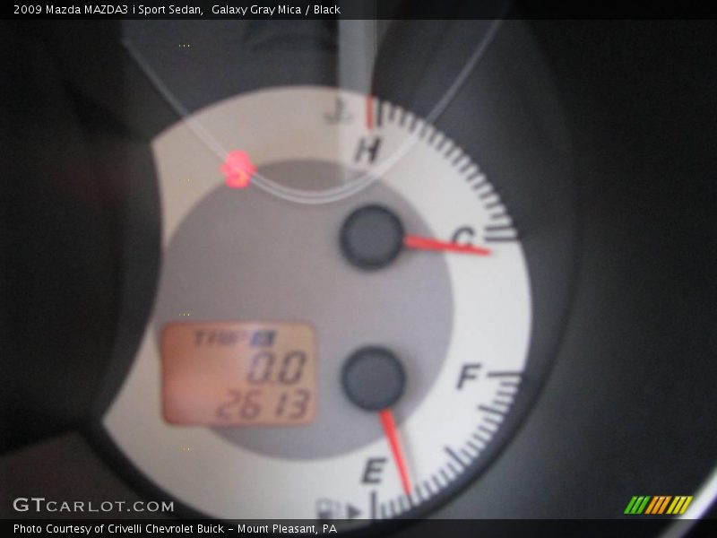 Galaxy Gray Mica / Black 2009 Mazda MAZDA3 i Sport Sedan