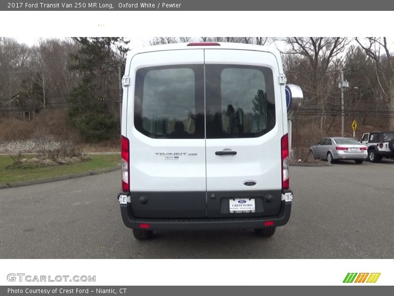 Oxford White / Pewter 2017 Ford Transit Van 250 MR Long